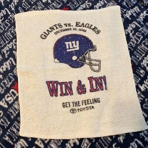 Giants vs Eagles 2002 Stadium Towel ⭐️